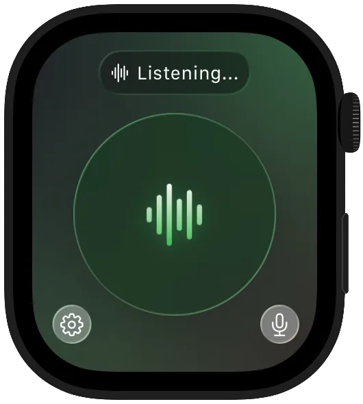 Mneme watchOS interface screenshot